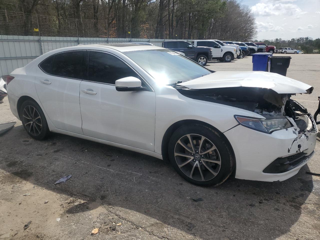 2016 Acura TLX VIN 19UUB2F35GA001837 Copart auction photo, front end damage thumbnail 4