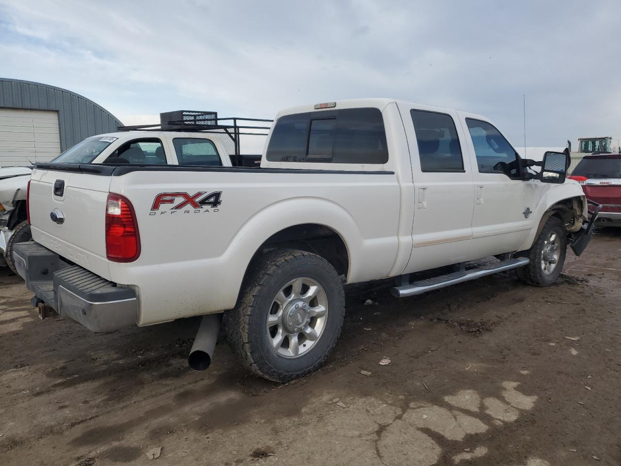 2014 Ford F250 VIN 1FT7W2BT7EEB01675 Copart auction photo, front end / side damage thumbnail 3