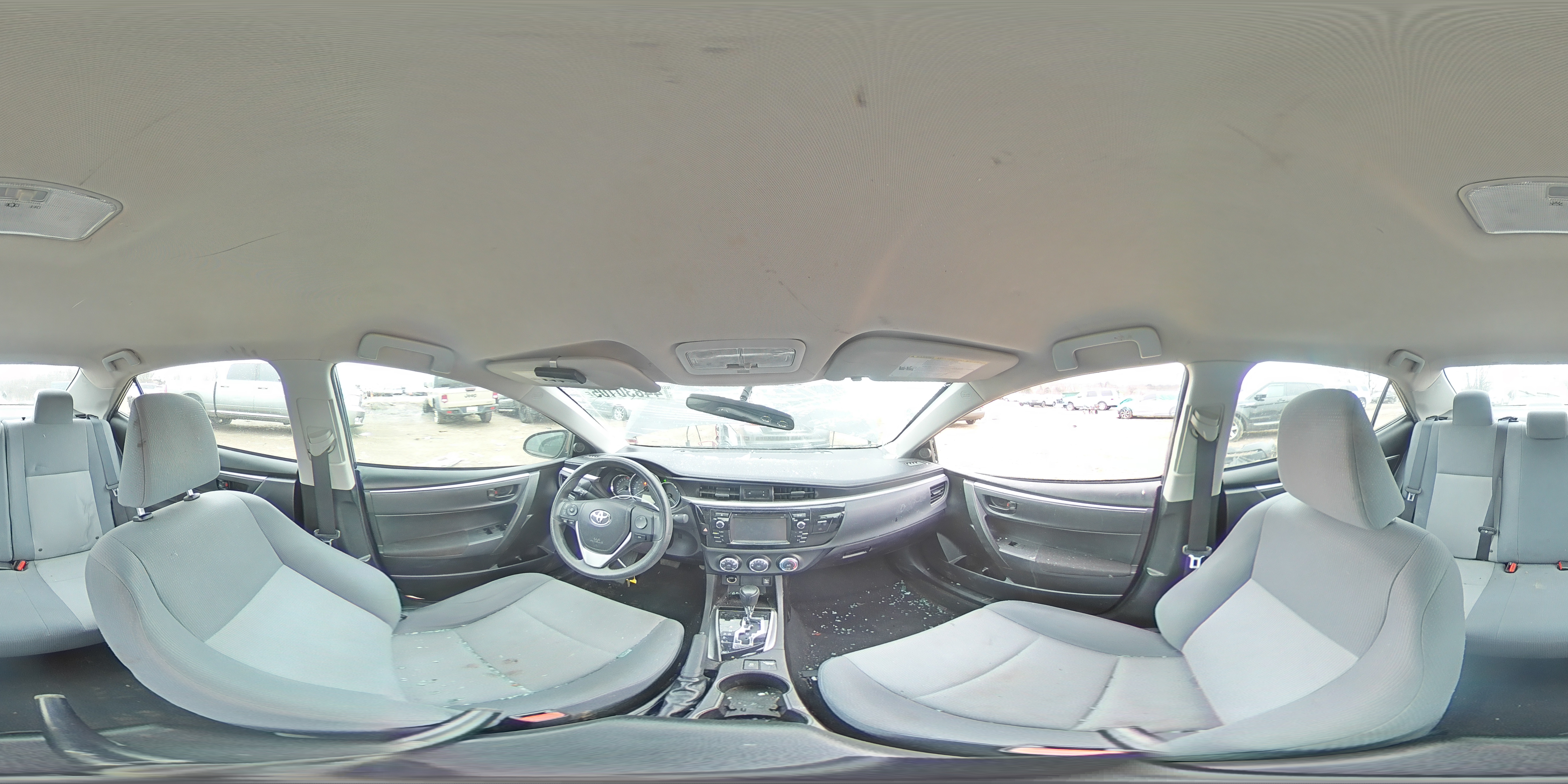 2016 Toyota Corolla VIN 5YFBURHE7GP544867 Copart auction photo, undercarriage / all over damage thumbnail 12