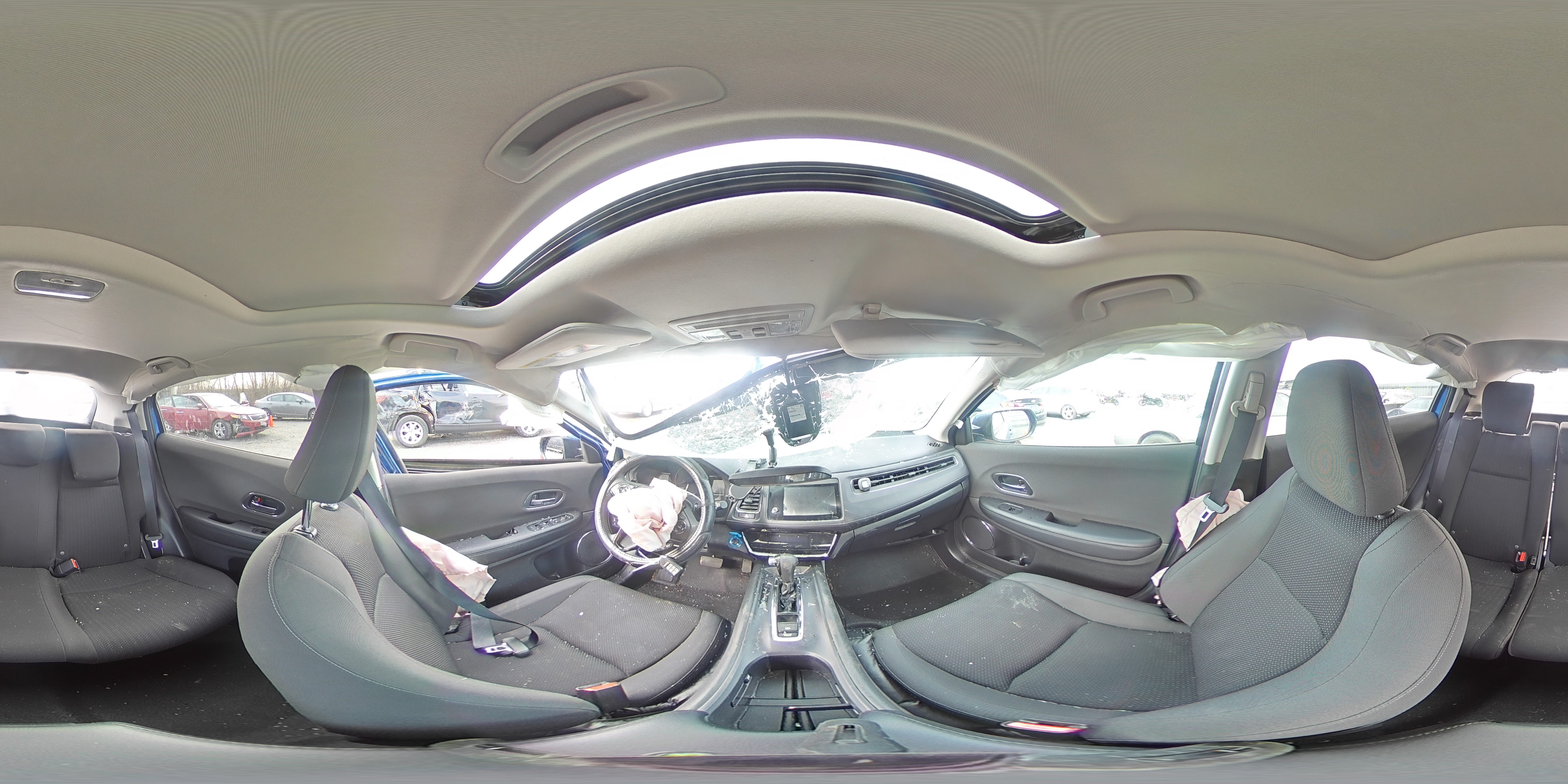 2019 Honda HR-V VIN 3CZRU6H59KM714282 Copart auction photo, front end / rear end damage thumbnail 14