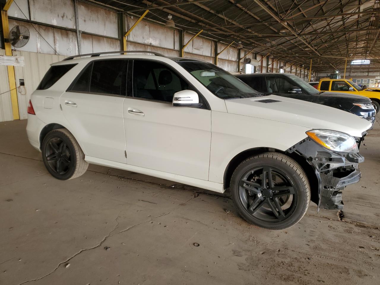 2015 Mercedes-Benz M-klasse VIN 4JGDA5GB9FA542490 Copart auction photo, front end damage thumbnail 4