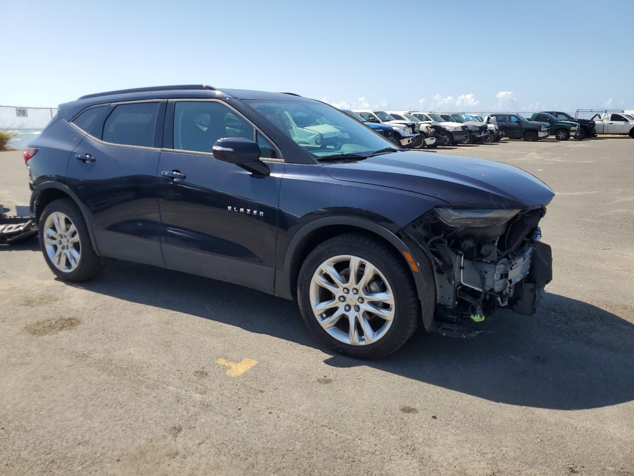 2020 Chevrolet Blazer VIN 3GNKBJRS1LS587827 Copart auction photo, rear end damage thumbnail 4