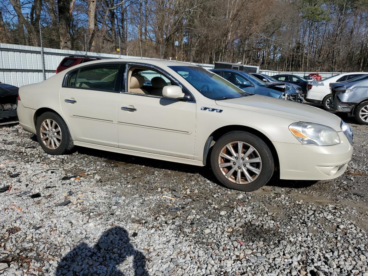 2011 Buick Lucerne VIN 1G4HC5EM4BU120488 Copart auction photo, front end / side damage thumbnail 4