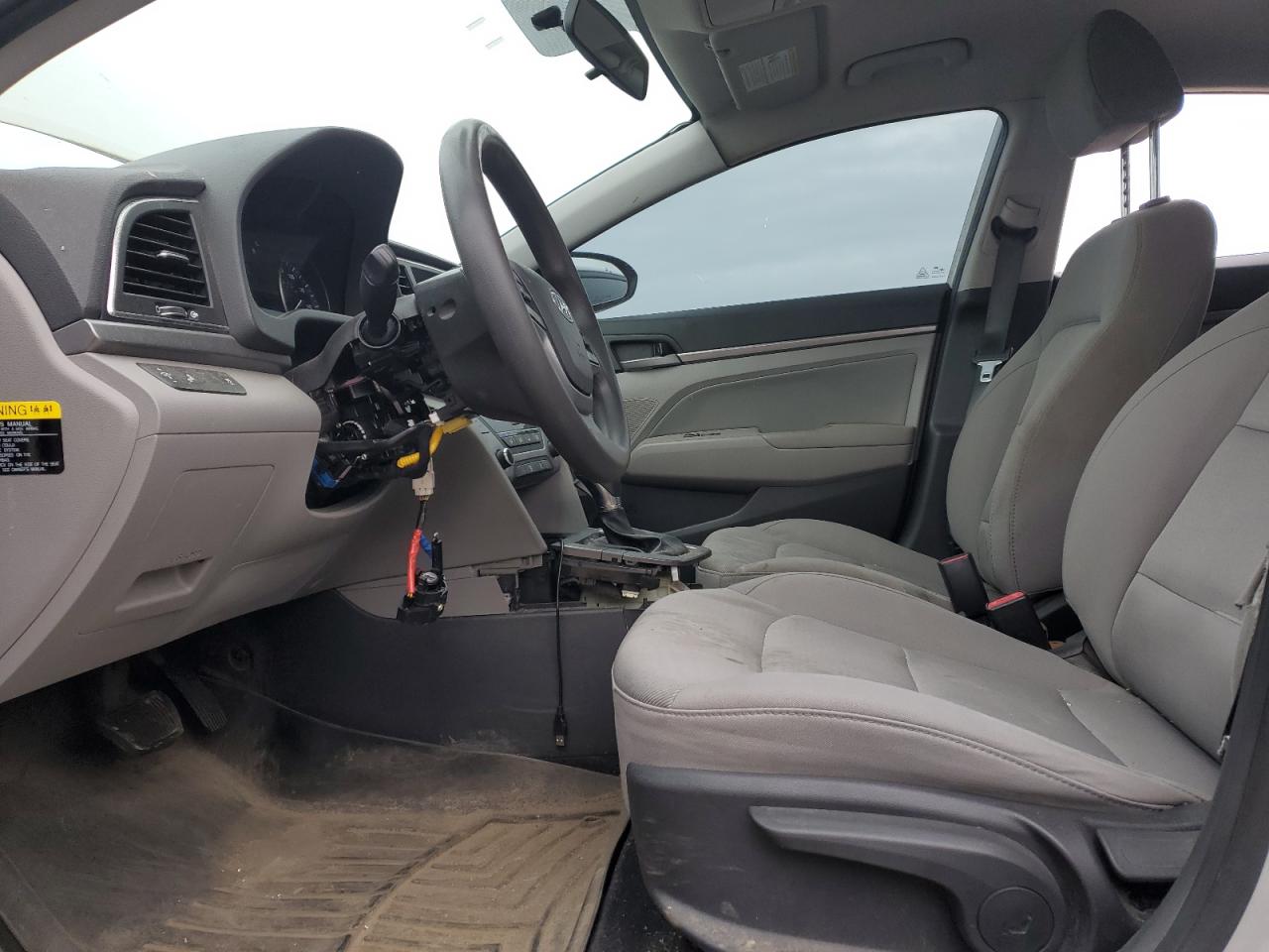 2018 Hyundai Elantra VIN 5NPD84LF5JH221986 Copart auction photo, vandalism / stripped damage thumbnail 7