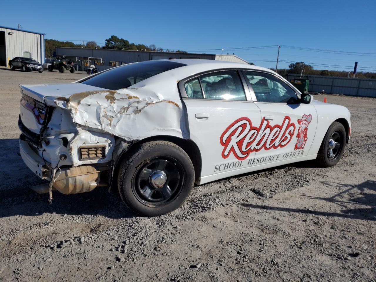2019 Dodge Charger VIN 2C3CDXAG8KH589209 Copart auction photo, rear end / front end damage thumbnail 3
