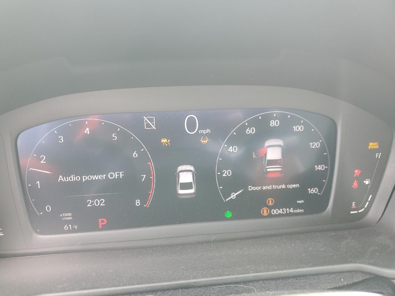 2023 Honda Accord VIN 1HGCY1F3XPA021215 Copart auction photo, front end damage thumbnail 9