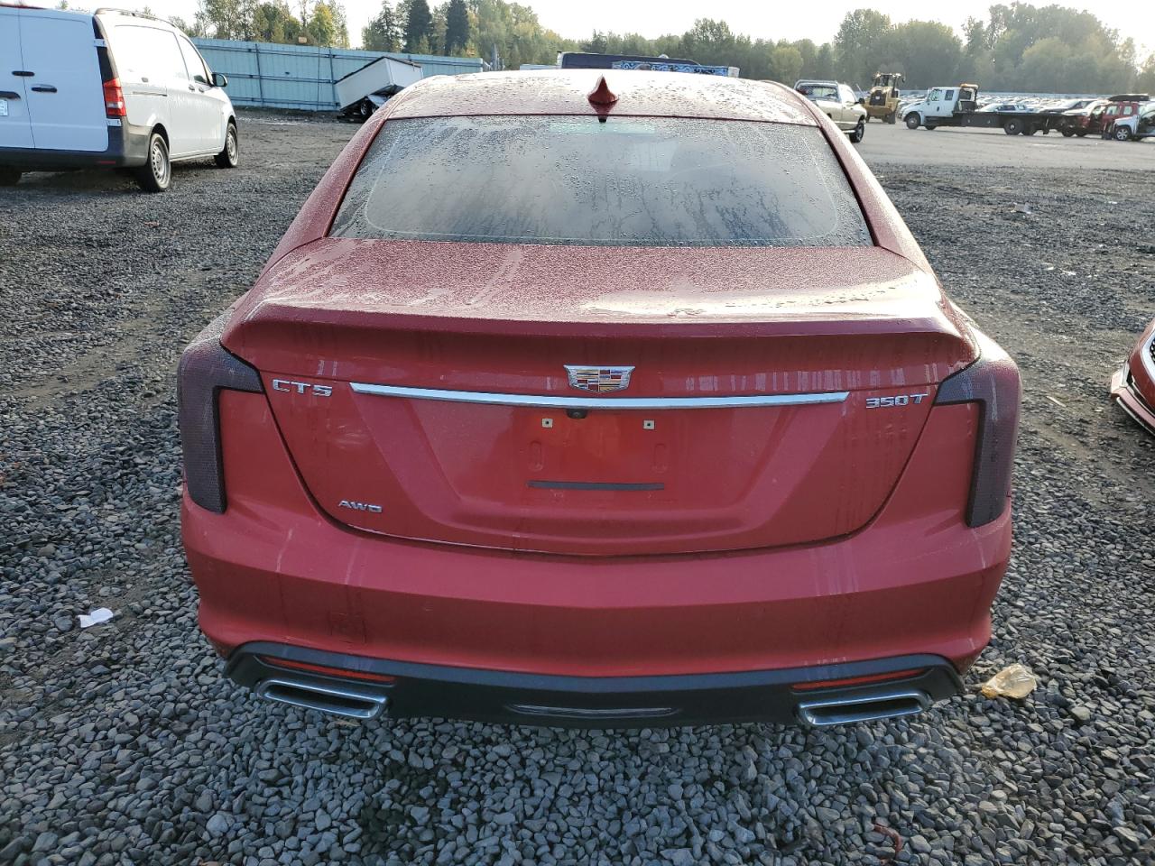 2020 Cadillac CT5 VIN 1G6DT5RK6L0130222 Copart auction photo, front end / side damage thumbnail 6