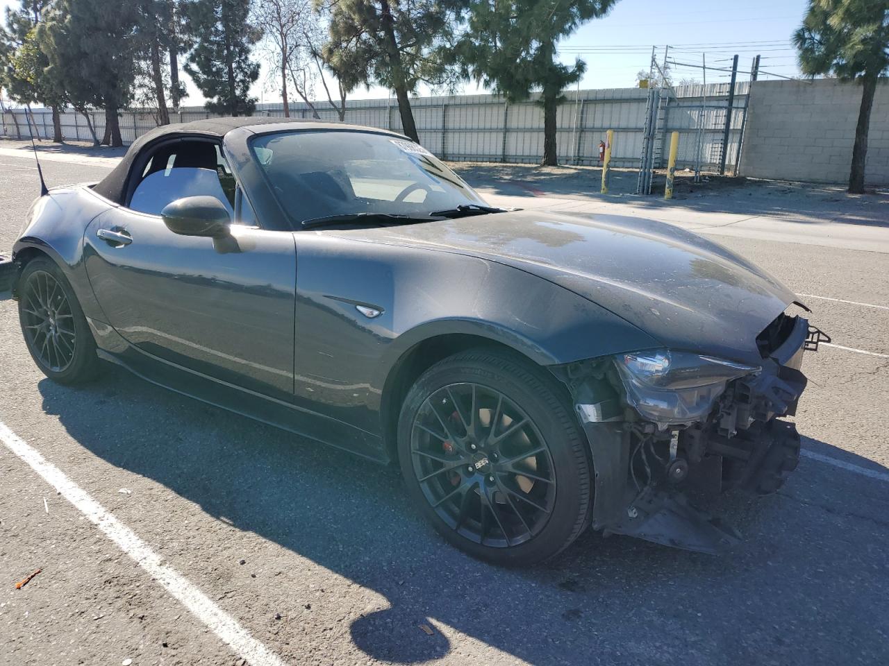 2016 Mazda MX-5 VIN JM1NDAC78G0113097 Copart auction photo, side / rear end damage thumbnail 4