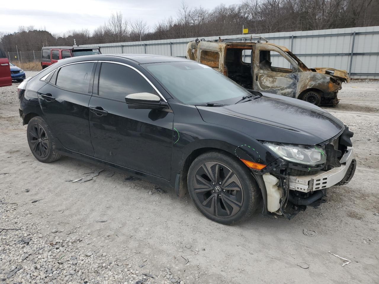2019 Honda Civic VIN SHHFK7H68KU209043 Copart auction photo, front end / side damage thumbnail 4