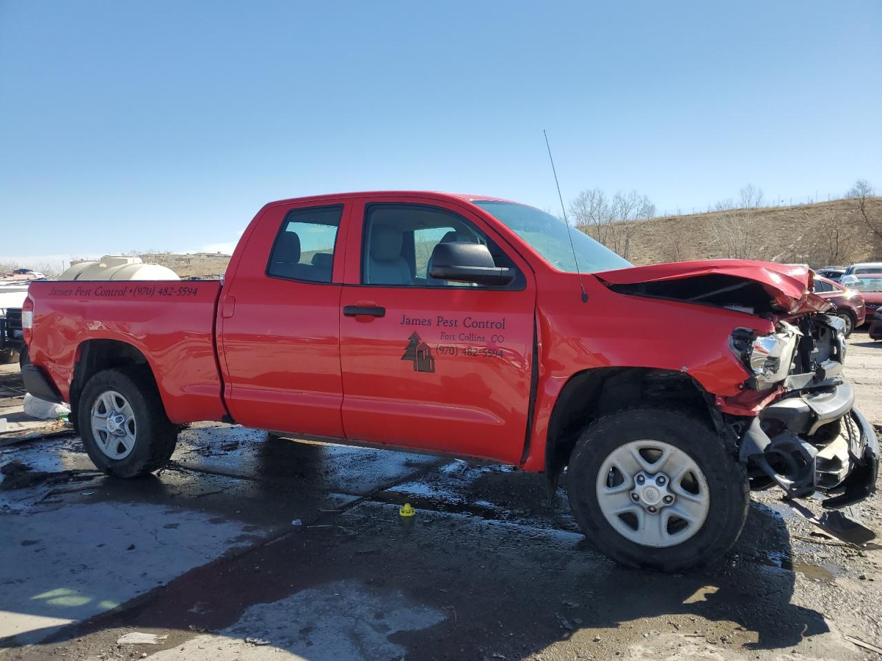 2016 Toyota Tundra VIN 5TFUM5F15GX066371 Copart auction photo, front end damage thumbnail 4