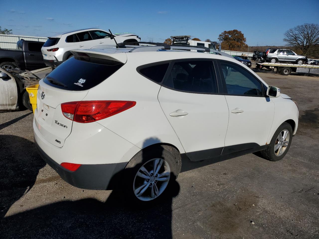 2012 Hyundai Tucson VIN KM8JUCAC2CU544348 Copart auction photo, front end damage thumbnail 3