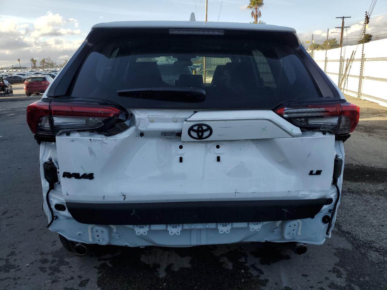 2024 Toyota RAV 4 VIN 2T3K1RFV8RW351745 Copart auction photo, rear end damage thumbnail 6