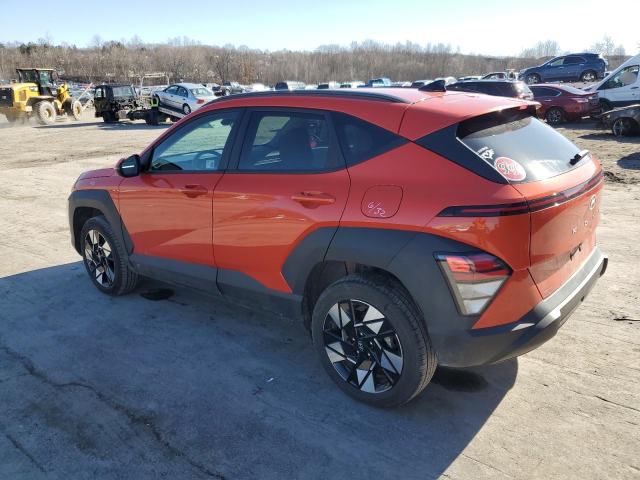 2024 Hyundai Kona VIN KM8HCCABXRU083319 Copart auction photo, side / rear end damage thumbnail 2