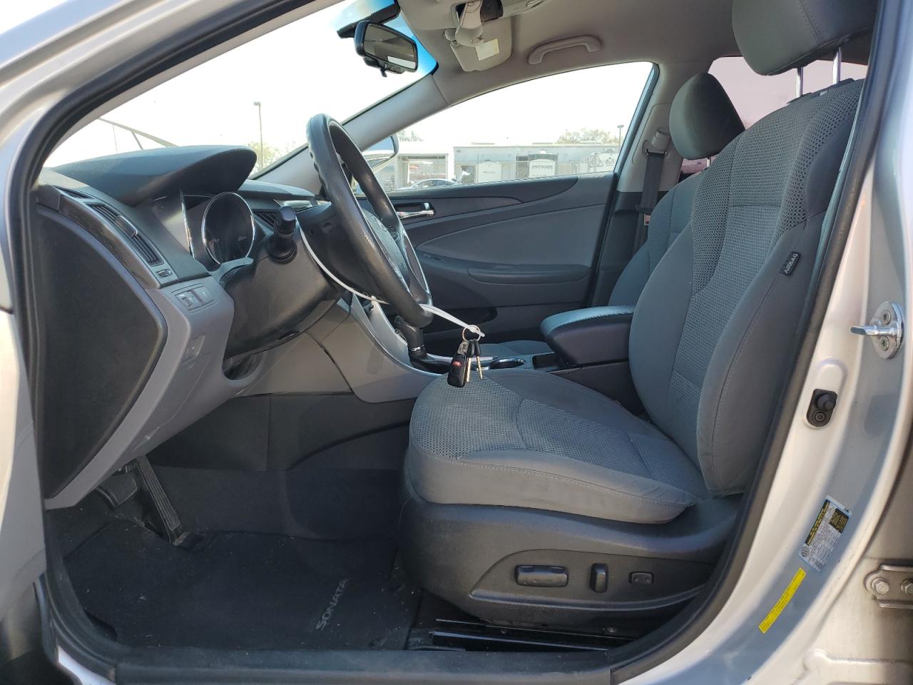 2014 Hyundai Sonata VIN 5NPEB4AC7EH843445 Copart auction photo, front end / side damage thumbnail 7