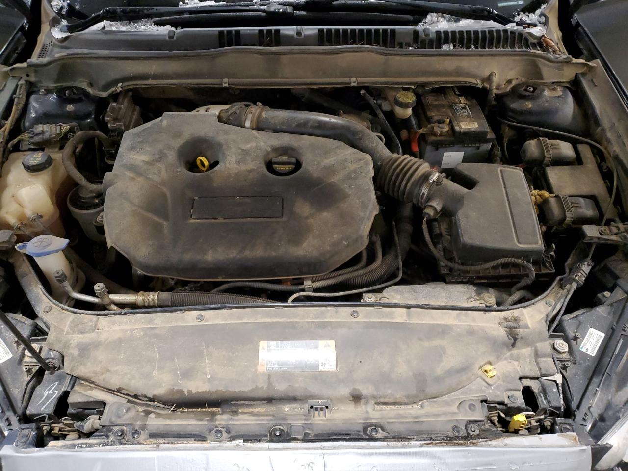 2014 Ford Fusion VIN 3FA6P0H97ER284734 Copart auction photo, rear end / front end damage thumbnail 11