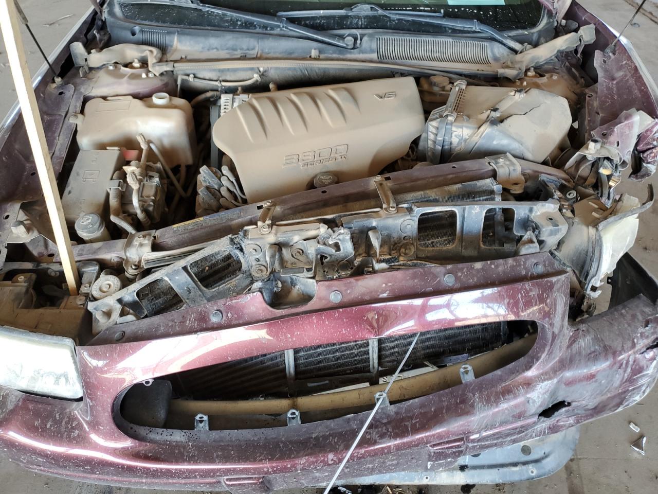 2005 Buick LeSabre VIN 1G4HP52K45U164003 Copart auction photo, front end damage thumbnail 12
