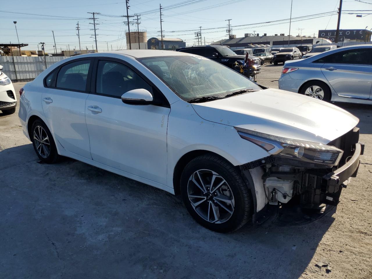 2022 KIA Forte VIN 3KPF24AD4NE476392 Copart auction photo, undercarriage / front end damage thumbnail 4