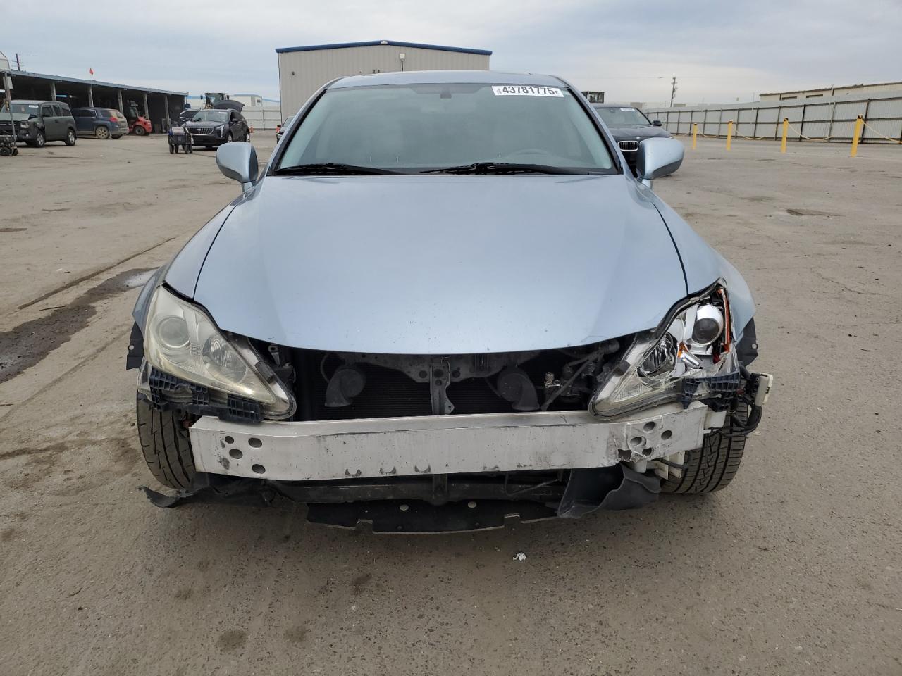 2007 Lexus IS VIN JTHBK262375032072 Copart auction photo, front end damage thumbnail 5