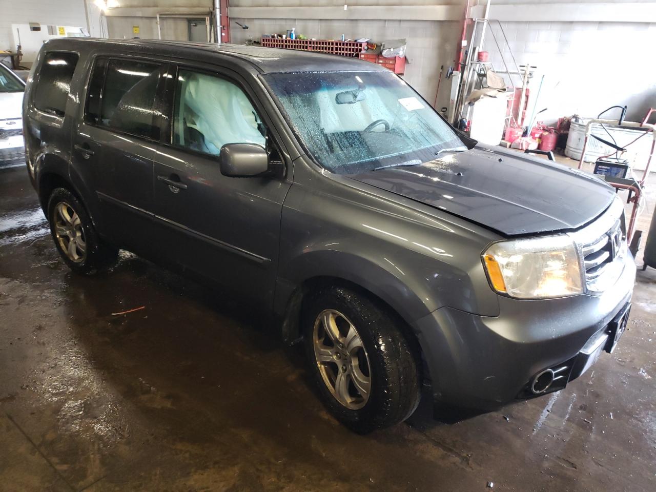 2013 Honda Pilot VIN 5FNYF4H51DB051359 Copart auction photo, undercarriage / front end damage thumbnail 4