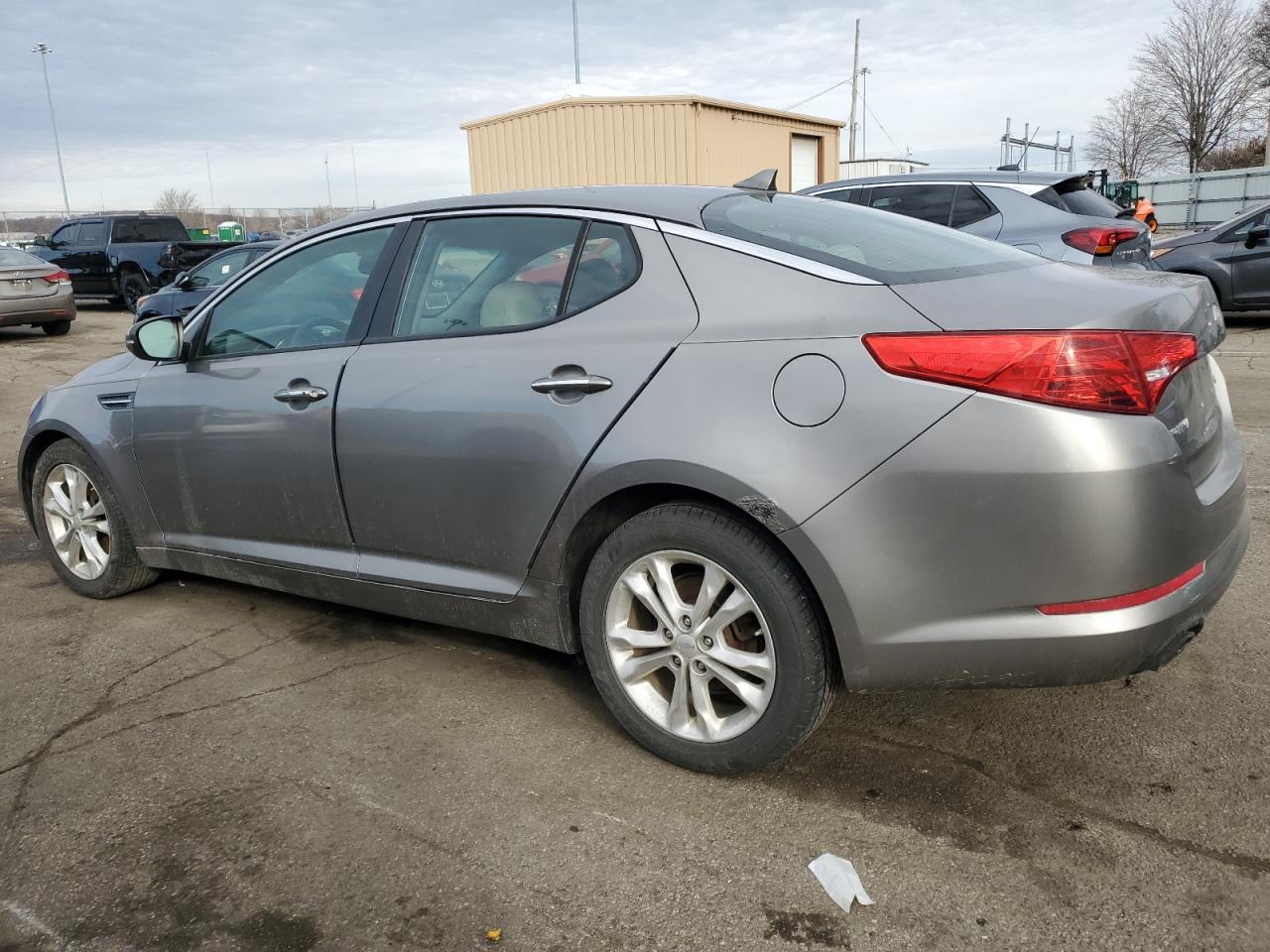 2013 KIA Optima VIN 5XXGN4A73DG215802 Copart auction photo, front end damage thumbnail 2