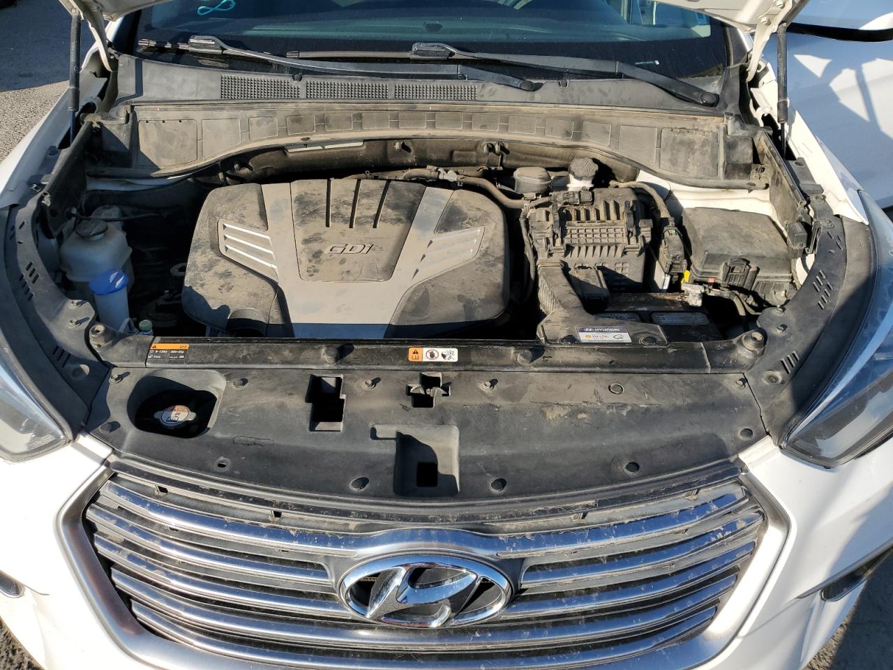 2018 Hyundai Santa Fe VIN KM8SM4HF7JU258793 Copart auction photo, rear end damage thumbnail 12