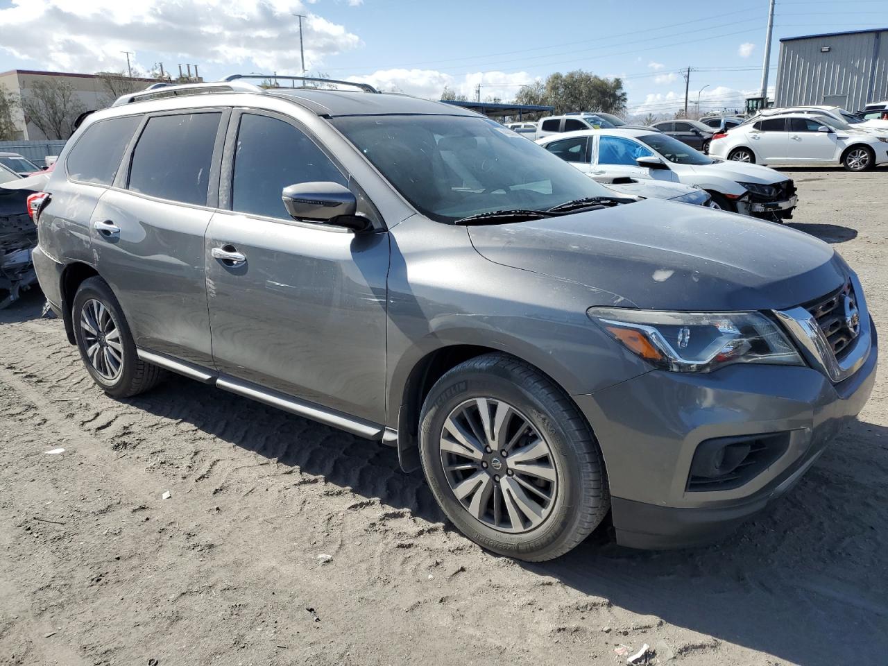 2017 Nissan Pathfinder VIN 5N1DR2MN4HC673534 Copart auction photo, rear end damage thumbnail 4