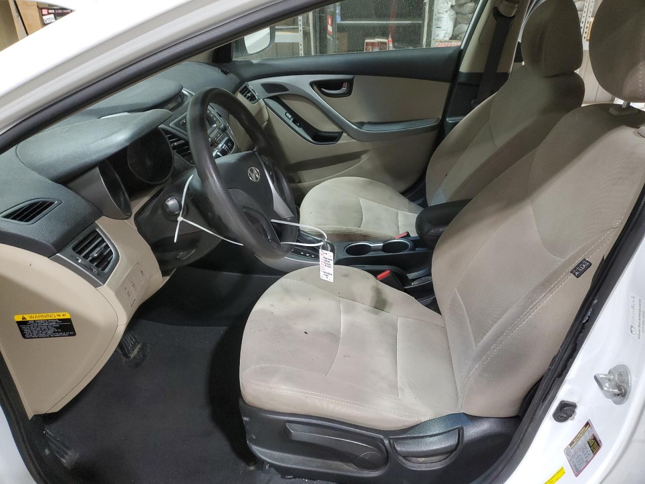 2016 Hyundai Elantra VIN 5NPDH4AE9GH712421 Copart auction photo, front end / side damage thumbnail 7
