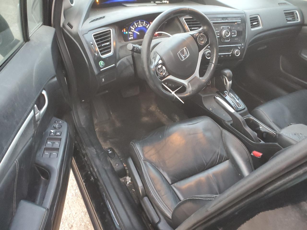 2013 Honda Civic VIN 19XFB2F9XDE051640 Copart auction photo, side / rear end damage thumbnail 8