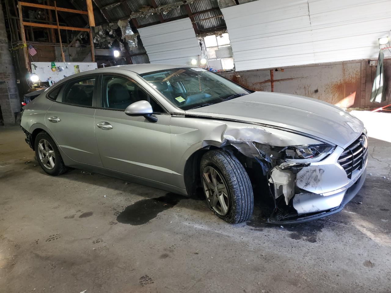 2021 Hyundai Sonata VIN 5NPEG4JA6MH065444 Copart auction photo, rear end / front end damage thumbnail 4