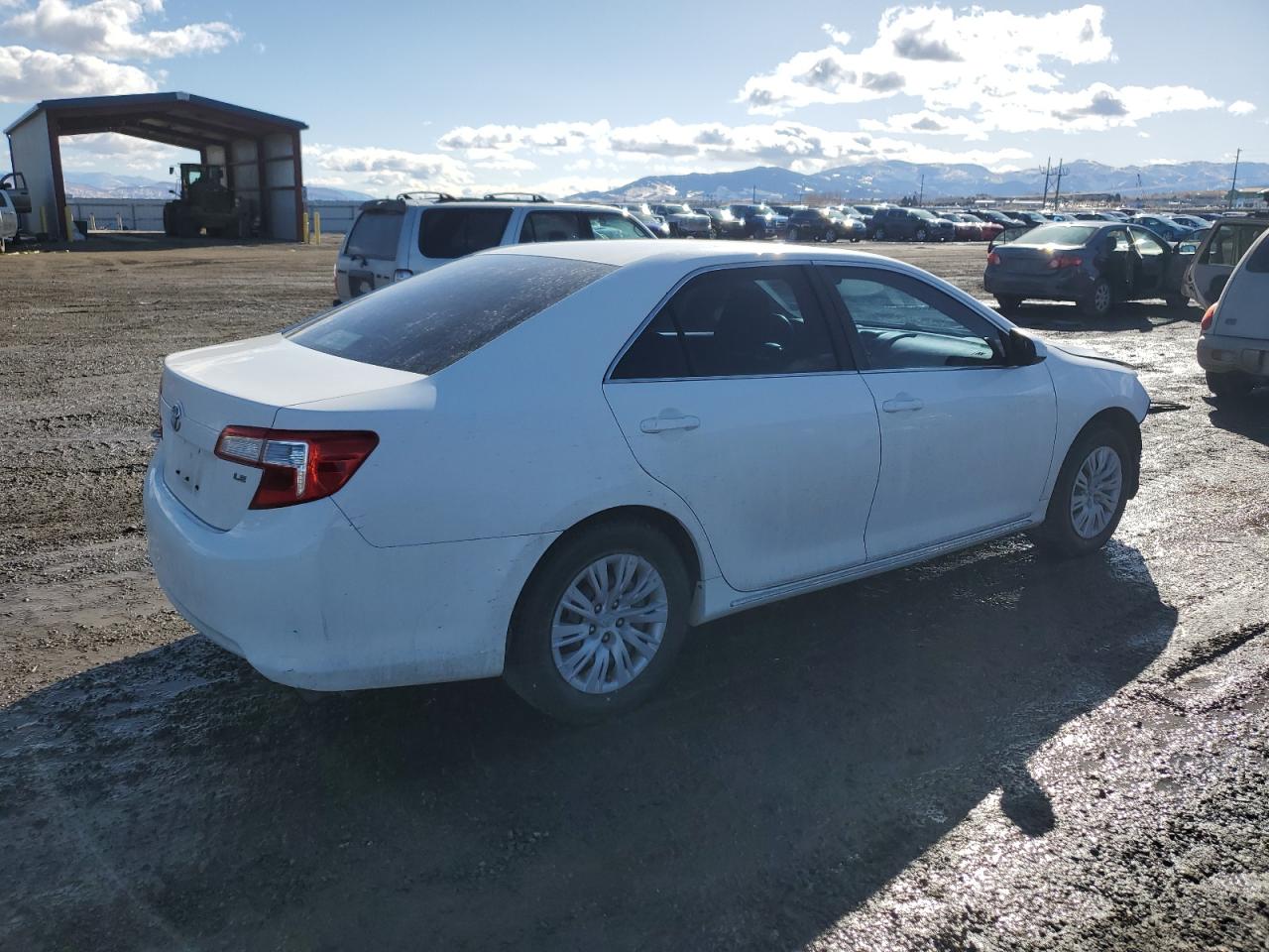 2012 Toyota Camry VIN 4T4BF1FK0CR214118 Copart auction photo, front end / rear end damage thumbnail 3