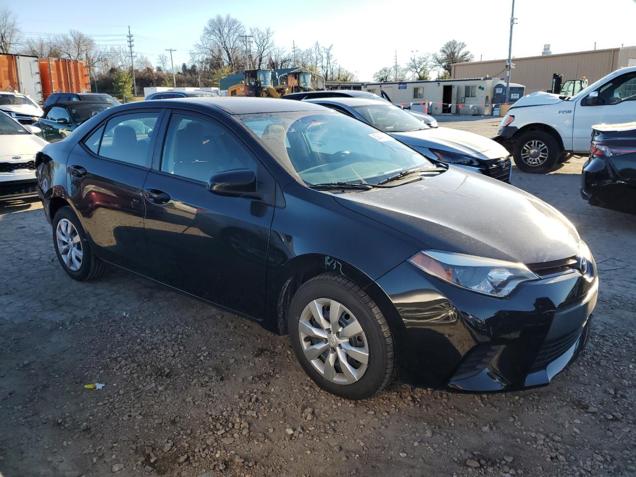 2014 Toyota Corolla VIN 5YFBURHE8EP086043 Copart auction photo, rear end damage thumbnail 4