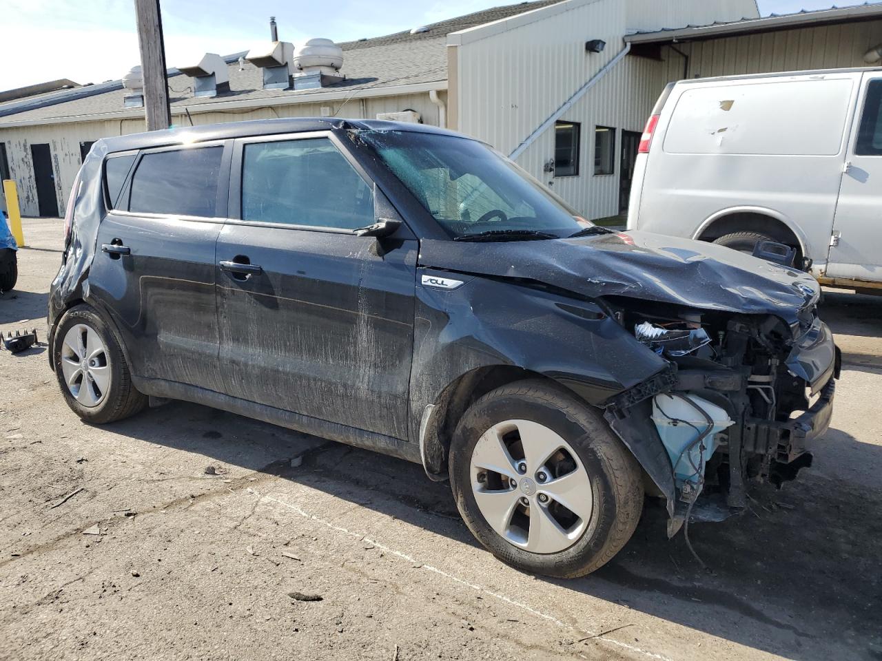 2015 KIA Soul VIN KNDJN2A29F7231769 Copart auction photo, front end / rear end damage thumbnail 4