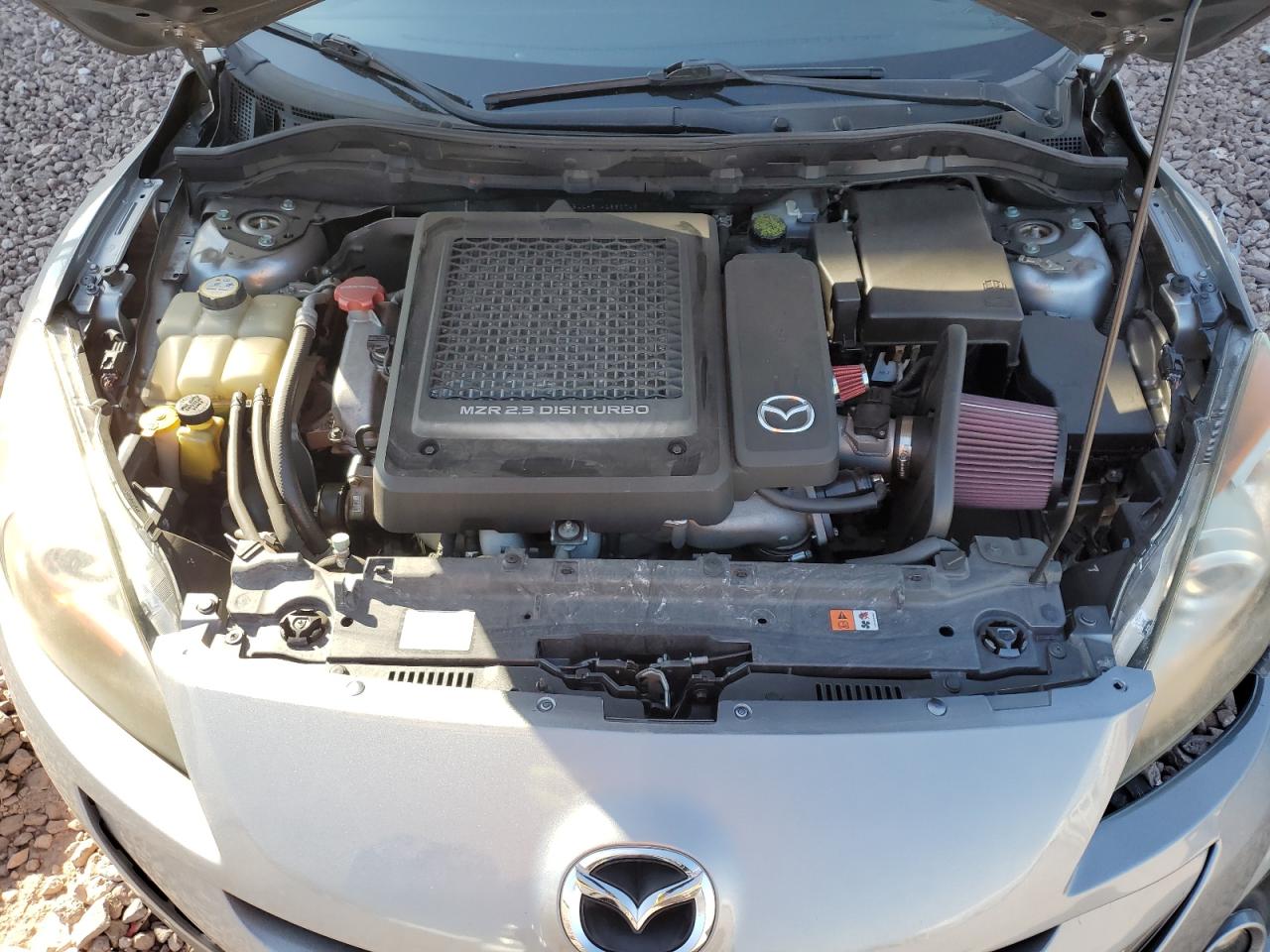 2010 Mazda 3 VIN JM1BL1H3XA1330745 Copart auction photo, front end / side damage thumbnail 13
