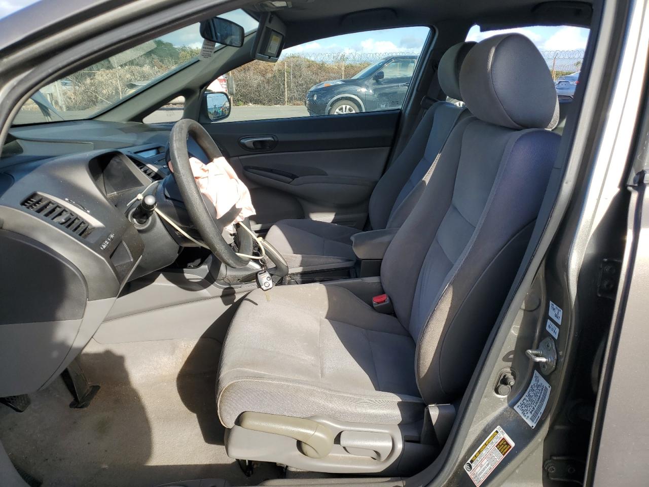 2008 Honda Civic VIN 2HGFA15508H301541 Copart auction photo, front end / rear end damage thumbnail 7