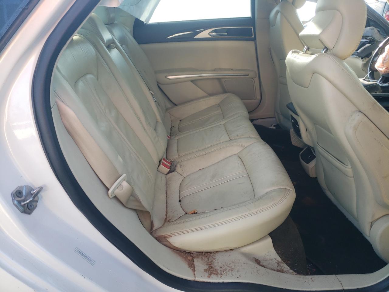 2015 Lincoln MKZ VIN 3LN6L2G90FR619249 Copart auction photo, all over damage thumbnail 10