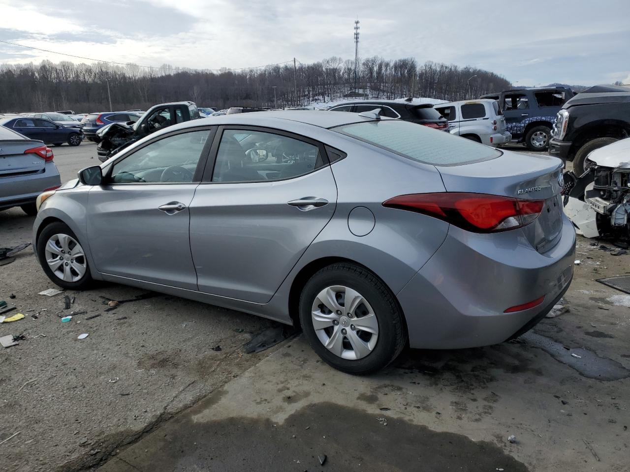 2016 Hyundai Elantra VIN 5NPDH4AE7GH732103 Copart auction photo, front end damage thumbnail 2