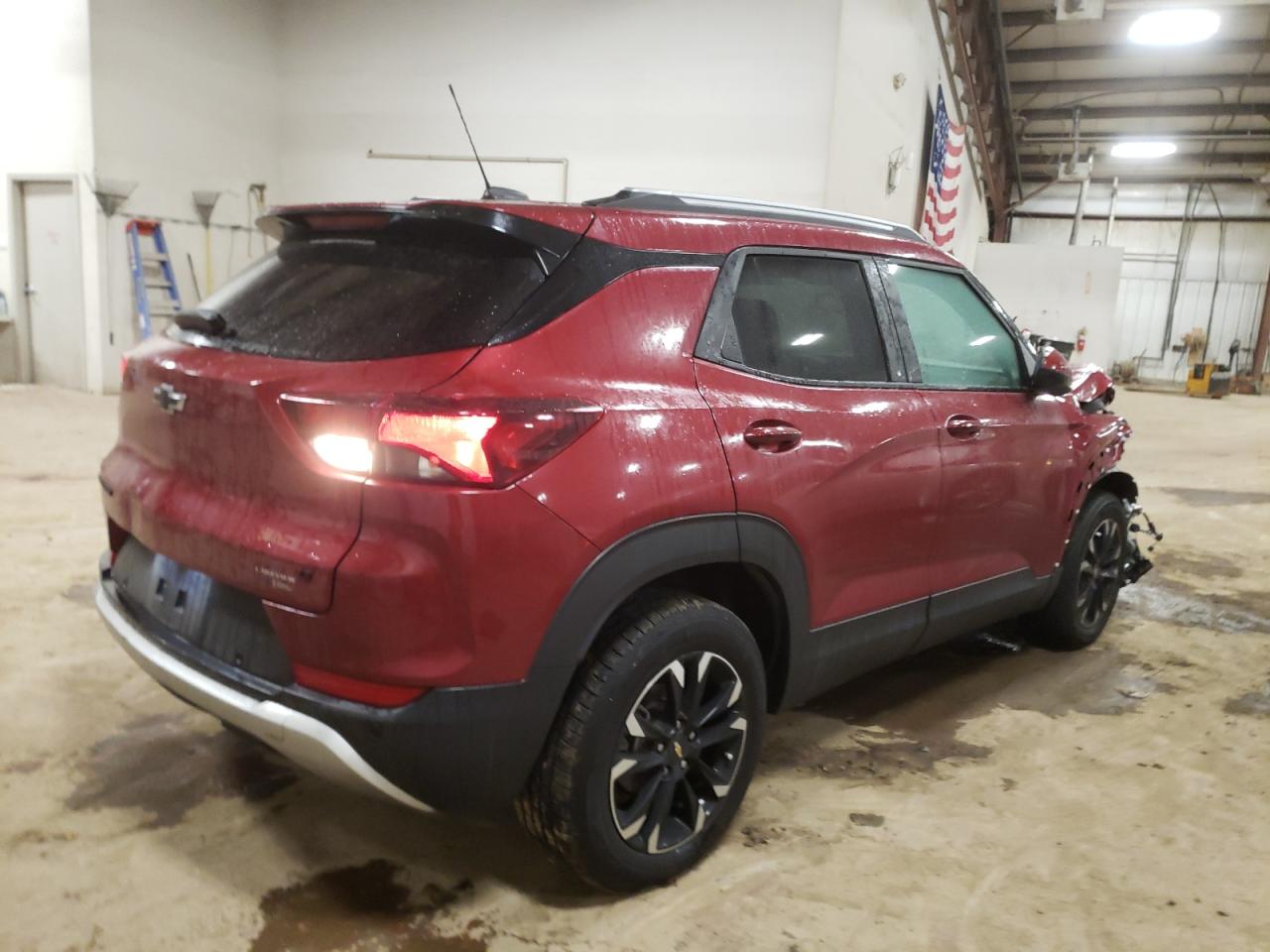 2021 Chevrolet TrailBlazer VIN KL79MPS29MB113570 Copart auction photo, front end / mechanical damage thumbnail 3