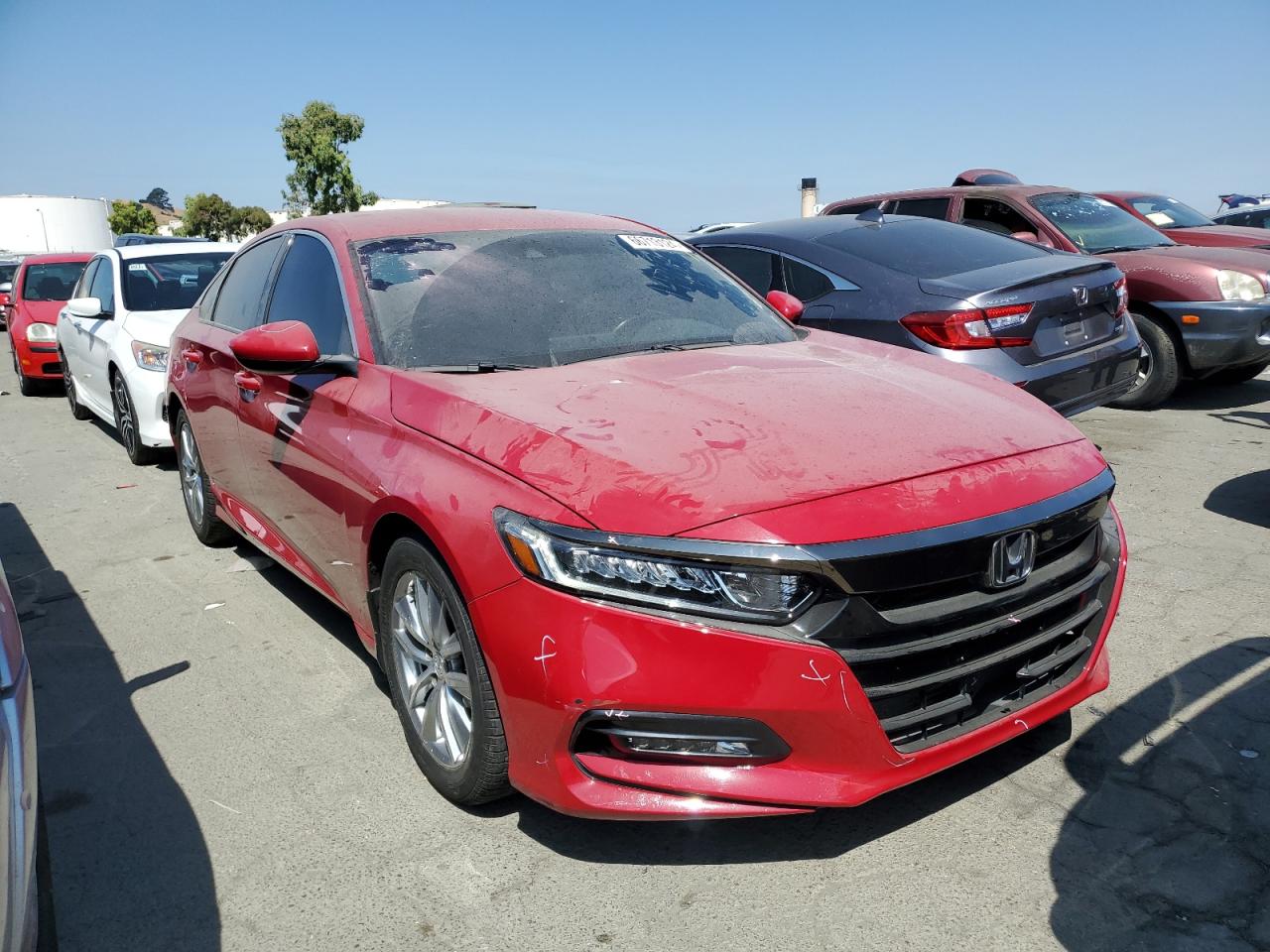 2020 Honda Accord VIN 1HGCV1F30LA088991 Copart auction photo, vandalism / rear end damage thumbnail 4