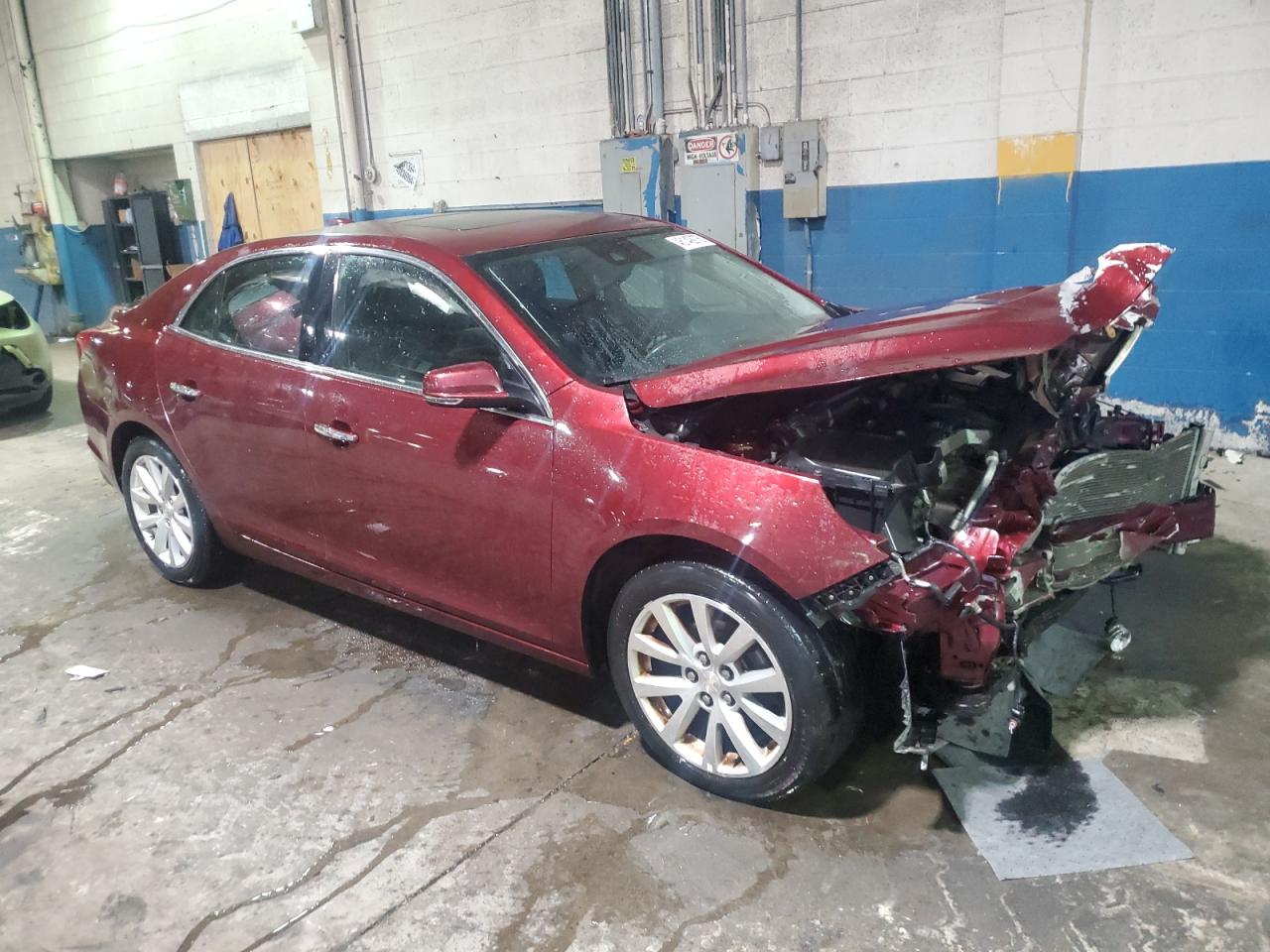 2016 Chevrolet Malibu VIN 1G11E5SA5GF137766 Copart auction photo, front end / mechanical damage thumbnail 4