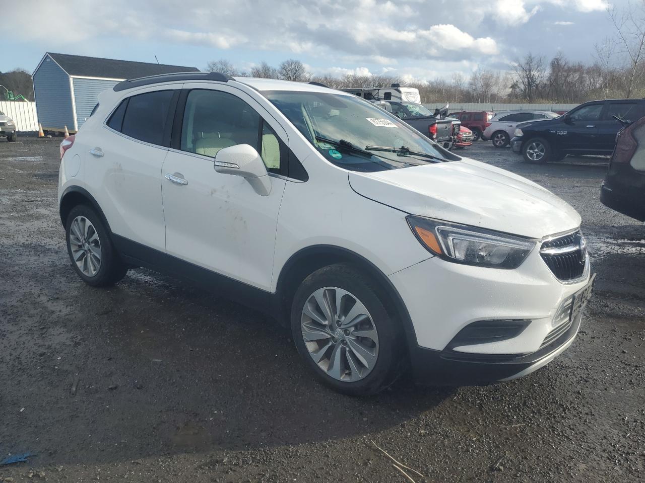 2017 Buick Encore VIN KL4CJASB6HB083409 Copart auction photo, front end / minor dent/scratches damage thumbnail 4