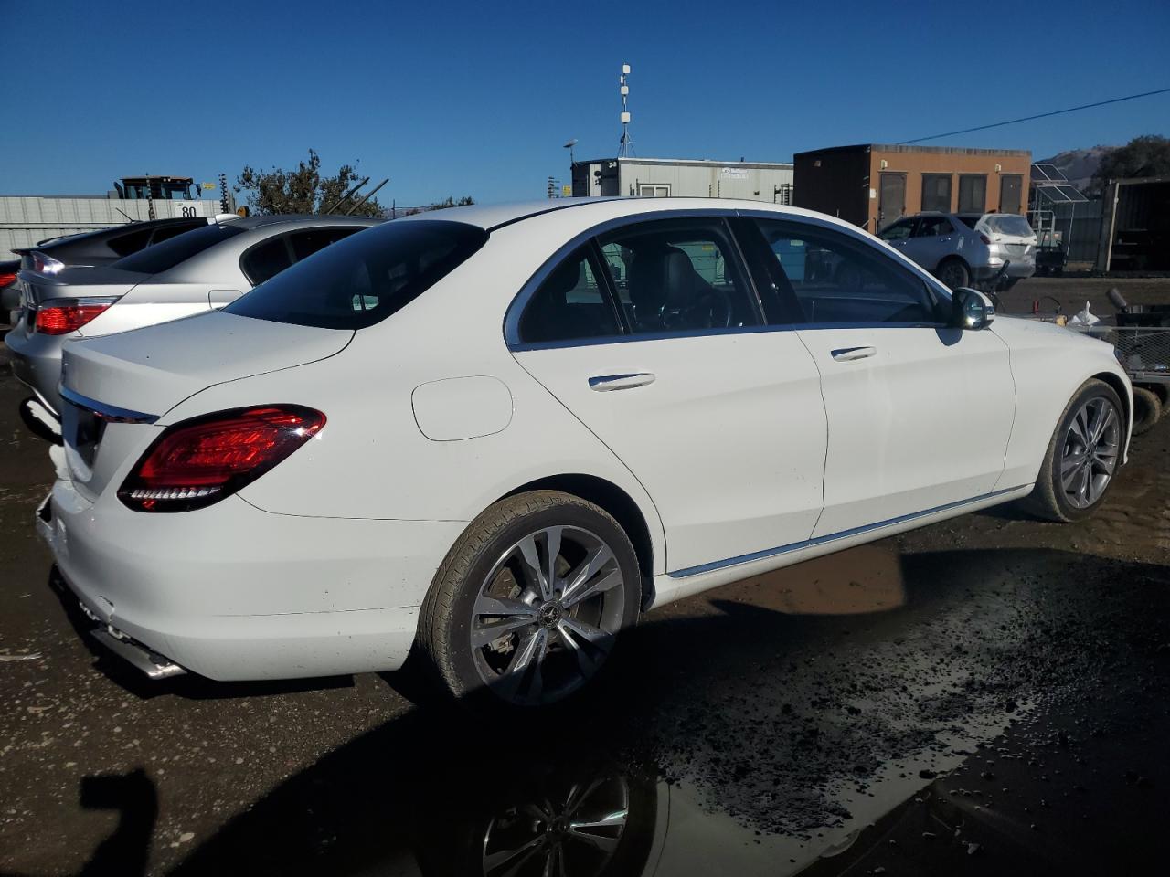 2021 Mercedes-Benz C-klasse VIN W1KWF8DB9MR646986 Copart auction photo, rear end damage thumbnail 3
