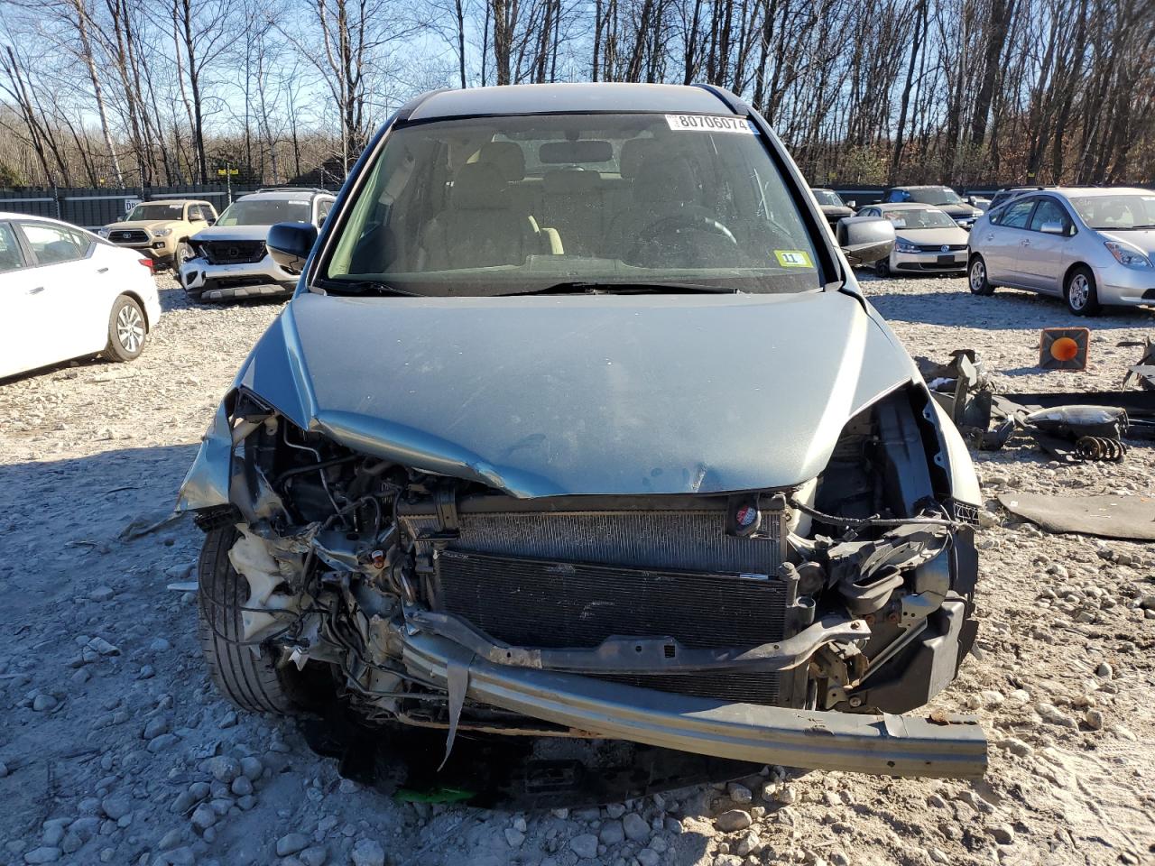 2010 Honda CR-V VIN 5J6RE4H35AL049624 Copart auction photo, all over damage thumbnail 5