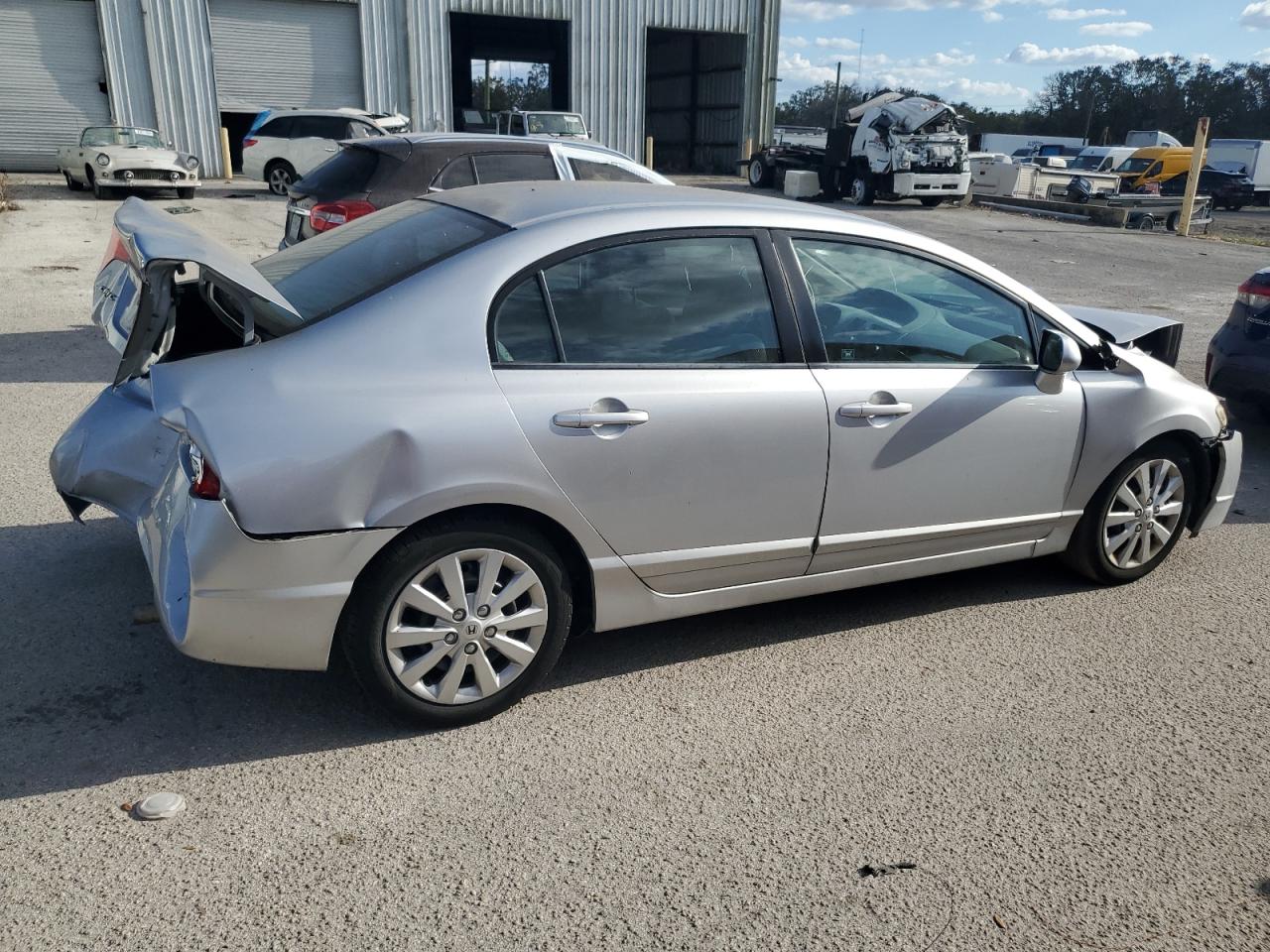 2011 Honda Civic VIN 2HGFA1F53BH302768 Copart auction photo, front end / rear end damage thumbnail 3