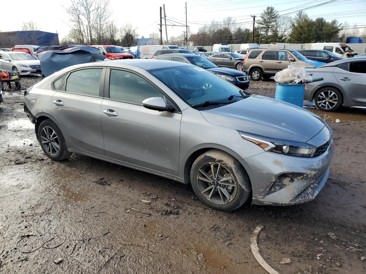 2022 KIA Forte VIN 3KPF24AD8NE454315 Copart auction photo, rear end damage thumbnail 4