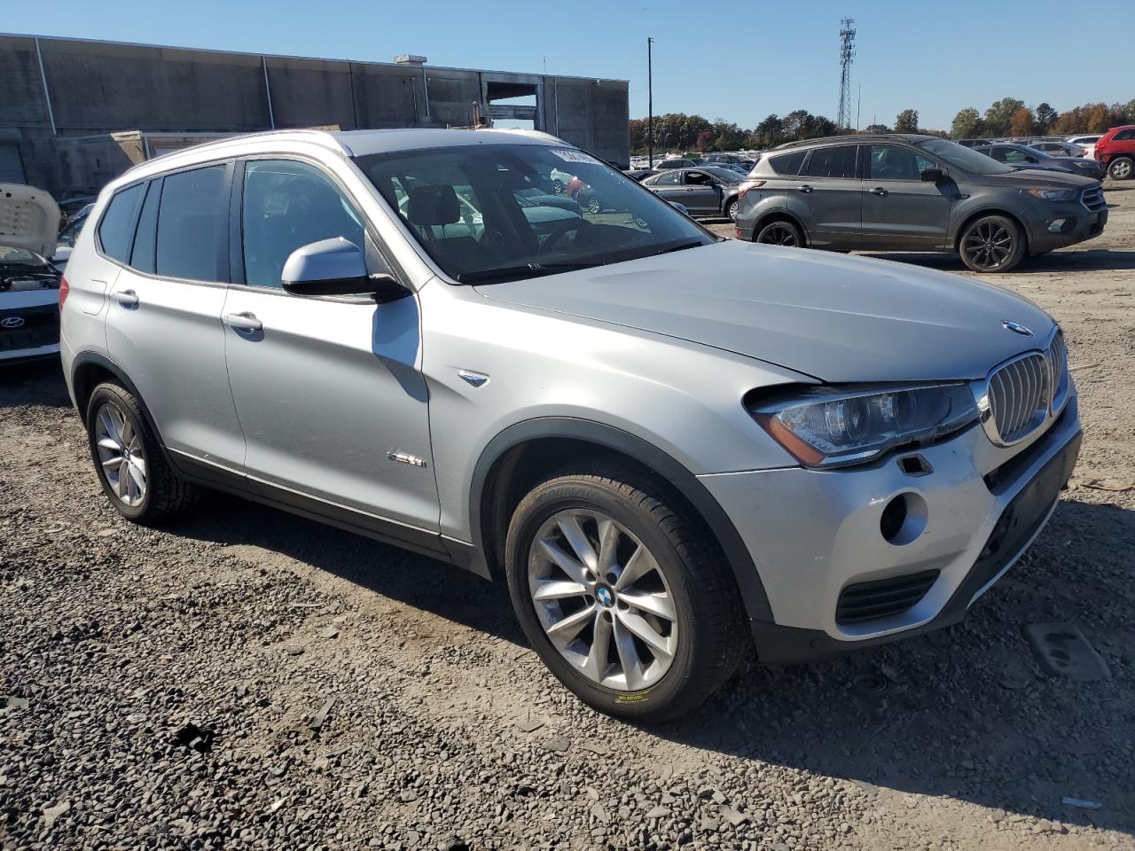 2016 BMW X3 VIN 5UXWX9C57G0D77048 Copart auction photo, front end / minor dent/scratches damage thumbnail 4