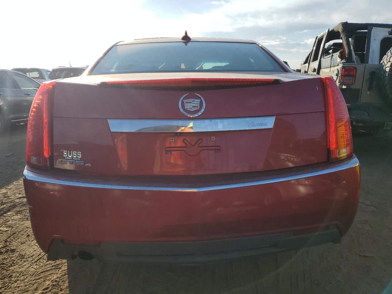2012 Cadillac CTS VIN 1G6DG5E56C0100495 Copart auction photo, hail / all over damage thumbnail 6