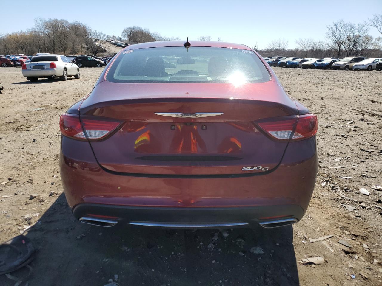 2016 Chrysler 200 VIN 1C3CCCCG2GN135402 Copart auction photo, side damage thumbnail 6