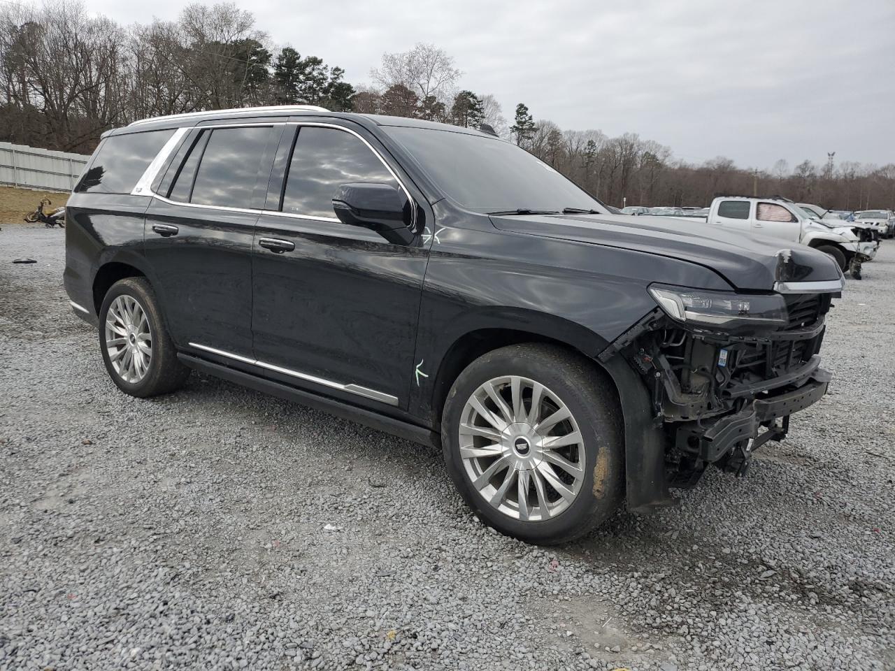 2022 Cadillac Escalade VIN 1GYS4CKL6NR180040 Copart auction photo, front end damage thumbnail 4