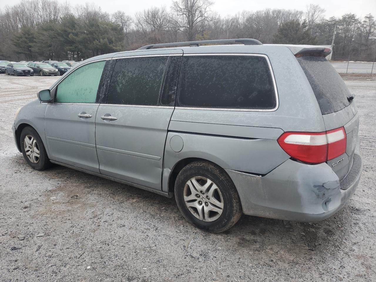 2006 Honda Odyssey VIN 5FNRL38496B089424 Copart auction photo, side / mechanical damage thumbnail 2