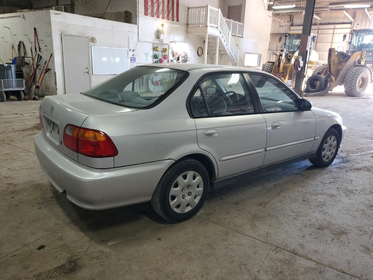 2000 Honda Civic VIN 2HGEJ6610YH552001 Copart auction photo, hail / front end damage thumbnail 3